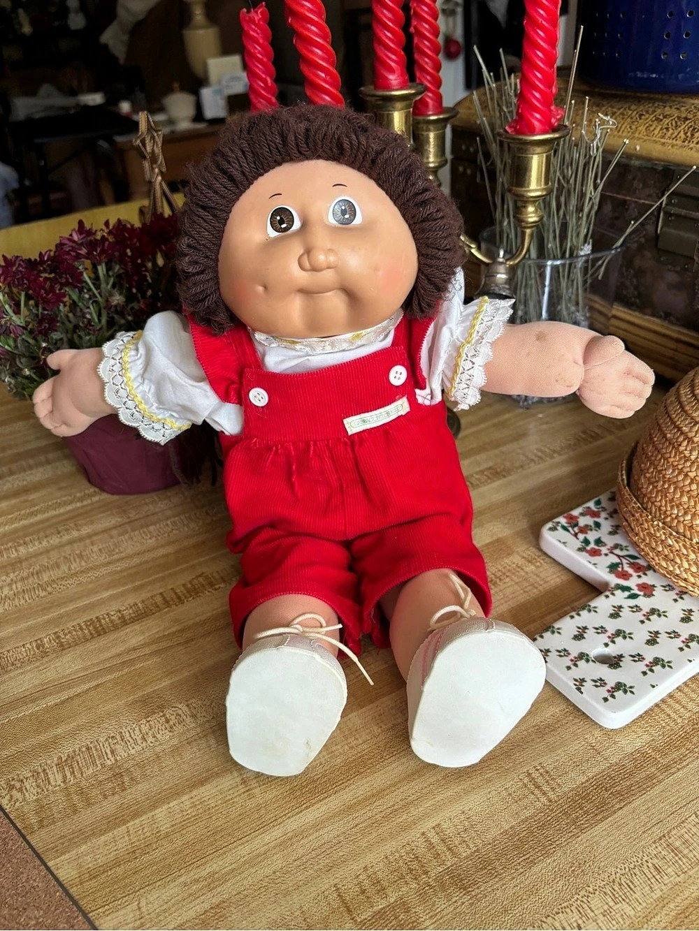 Cabbage Patch Kids Original Appalachian Artworks doll Vintage Doll Red White